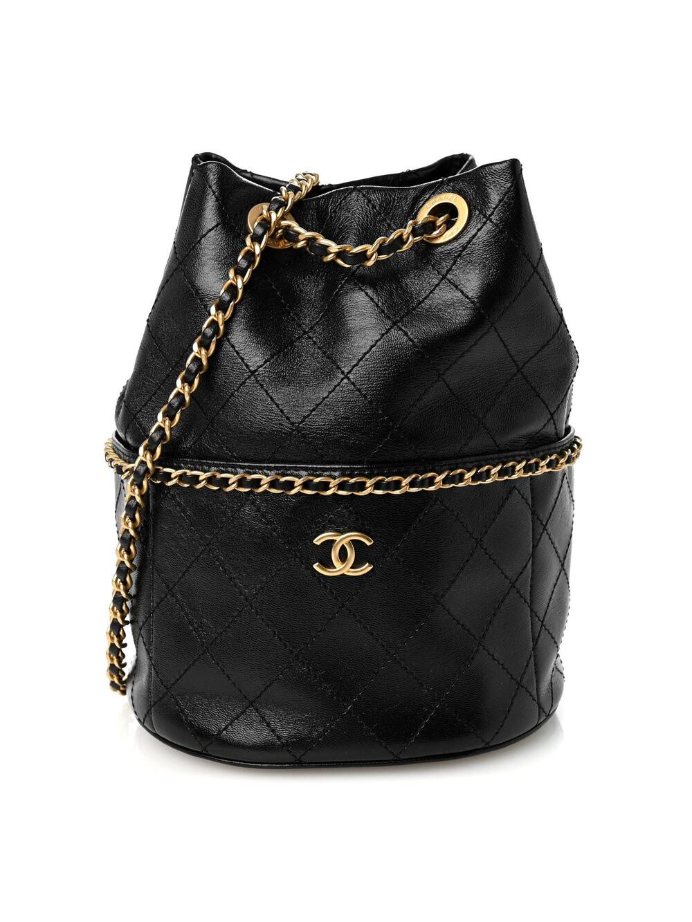 Chanel Shiny Lambskin Quilted Chain #377854C40B